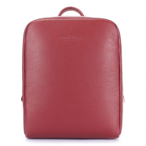 Шкіряний рюкзак Poolparty cult-leather-marsala