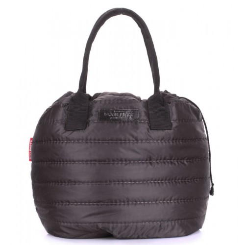 Стеганая сумка Poolparty muffin-black черная