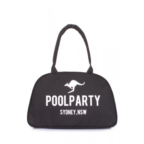 Городская сумка-саквояж POOLPARTY pool-16-oxford-black черная