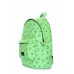 Рюкзак стьобаний з качечками POOLPARTY backpack-theone-green-ducks зелений