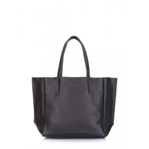 Кожаная сумка POOLPARTY Soho Mini soho-mini-black черная
