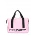 Коттоновая сумка POOLPARTY pool-12-rose розовая