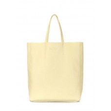 Шкіряна сумка POOLPARTY City city-lemonade жовта