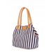 коттонова сумка POOLPARTY navy-blue синя