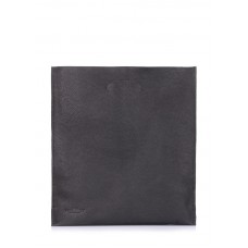 Кожаная сумка POOLPARTY Shopper shopper-leather-black черная