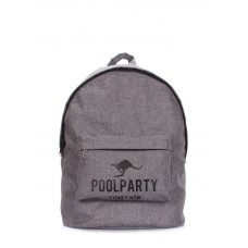 Рюкзак молодежный POOLPARTY backpack-ripple серый