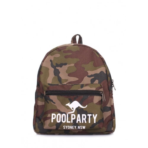 Рюкзак женский POOLPARTY Xs xs-camo камуфляж
