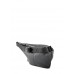 Шкіряна сумка-бананка PLPRT waistbag-leather-black чорна
