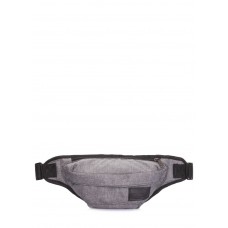 Сумка-бананка POOLPARTY Bumbag bumbag-ripple серая