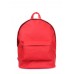 Рюкзак женский POOLPARTY backpack-pu-red красный