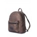 Рюкзак POOLPARTY XS бронзового кольору xs-croco-bronze