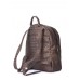 Рюкзак POOLPARTY XS бронзового кольору xs-croco-bronze