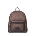 Рюкзак POOLPARTY XS бронзового кольору xs-croco-bronze