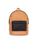 Рюкзак POOLPARTY зі штучної шкіри backpack-pu-orange-black коричневий