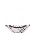Поясная сумка в клетку POOLPARTY waistbag-scott белая