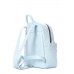Блакитний шкіряний рюкзак POOLPARTY xs-bckpck-babyblue