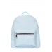 Блакитний шкіряний рюкзак POOLPARTY xs-bckpck-babyblue
