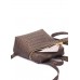 Жіночий рюкзачок POOLPARTY doll-croco-bronze бронзовий