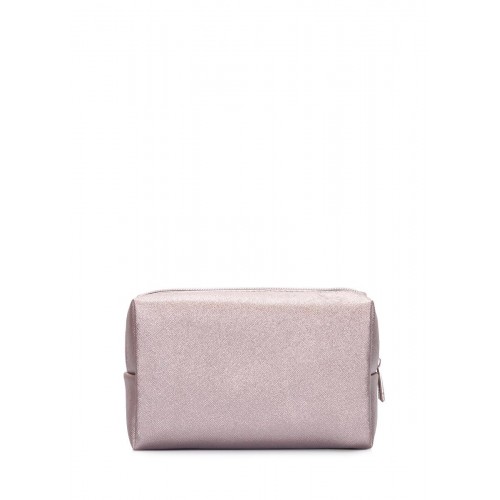 Стильна срібляста косметичка POOLPARTY mns-beautybag