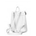 Шкіряний білий рюкзак POOLPARTY venice-leather-white