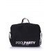 Сумка POOLPARTY Original с ремнем на плечо original-oxford-black черная