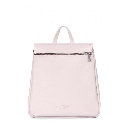 Шкіряний бежевий рюкзак POOLPARTY venice-leather-beige
