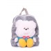 Дитячий рюкзак POOLPARTY з ведмедем kiddy-backpack-bear-grey сірий