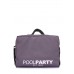 Коттоновая сумка POOLPARTY с ремнем на плечо original-grey серая