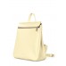 Шкіряний жовтий рюкзак POOLPARTY venice-leather-lemonade