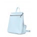 Шкіряний блакитний рюкзак POOLPARTY venice-leather-babyblue