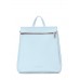 Шкіряний блакитний рюкзак POOLPARTY venice-leather-babyblue