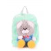 Дитячий рюкзак POOLPARTY з ведмедем kiddy-backpack-teddybear-gb зелений