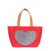 Сумка с глиттером POOLPARTY Lovetote lovetote-oxford-red красная