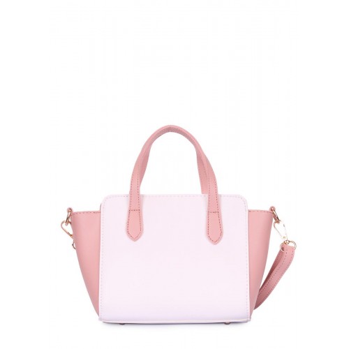 Елегантна сумочка з ременем на плече POOLPARTY mns-bag-rose рожева