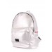 Рюкзак женский POOLPARTY backpack-pu-lightsilver