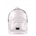 Рюкзак женский POOLPARTY backpack-pu-lightsilver