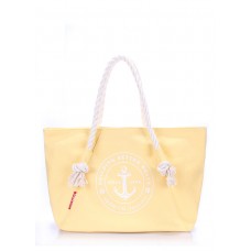 Сумка POOLPARTY с морским принтом POOLPARTY breeze-oxford-yellow желтая