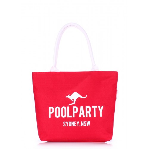 Сумка POOLPARTY pool-9-oxford-red червона