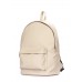 Шкіряний рюкзак POOLPARTY backpack-leather-beige бежевий