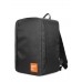 Рюкзак для ручной клади AIRPORT - 40x30x20 см POOLPARTY airport-black черный