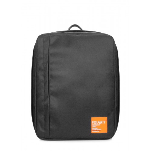 Рюкзак для ручной клади AIRPORT - 40x30x20 см POOLPARTY airport-black черный