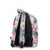 Рюкзак с тропическим принтом POOLPARTY backpack-oxford-tropic белый