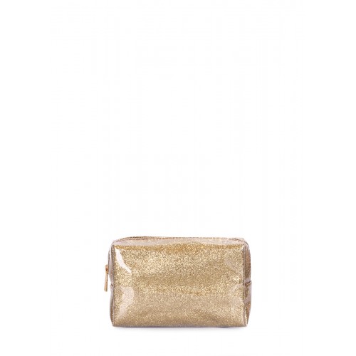 Стильна косметичка Beautybag золота