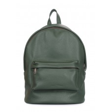 Кожаный рюкзак POOLPARTY Backpack зеленый
