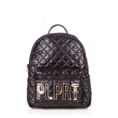 Рюкзак женский POOLPARTY Mini plprt-bckpck-stitch-black черный