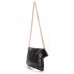 Кожаная сумочка-клатч poolparty-black-snake-clutch