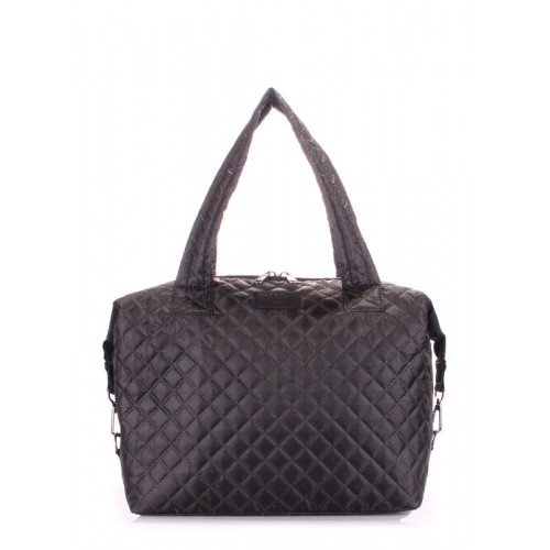 Стеганая сумка POOLPARTY Tokyo tokyo-black черная