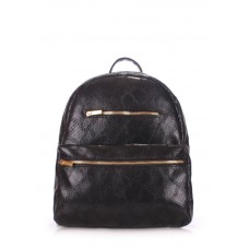 Рюкзак женский POOLPARTY mini-bckpck-snake-black черный