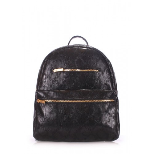 Рюкзак женский POOLPARTY mini-bckpck-snake-black