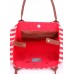 Коттоновая сумка POOLPARTY pool-navy-red